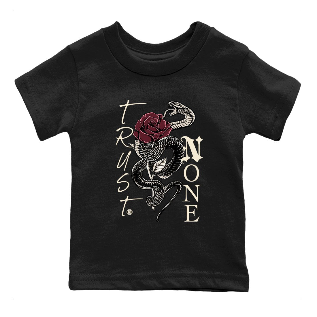 4s A Ma Maniere x Fossil Stone shirts to match jordans Trust None sneaker match tees Air Jordan 4 A Ma Maniere x Fossil Stone match shoes to clothes SNRT Sneaker Tees Youth Baby Black 2 tee