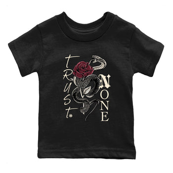 4s A Ma Maniere x Fossil Stone shirts to match jordans Trust None sneaker match tees Air Jordan 4 A Ma Maniere x Fossil Stone match shoes to clothes SNRT Sneaker Tees Youth Baby Black 2 tee