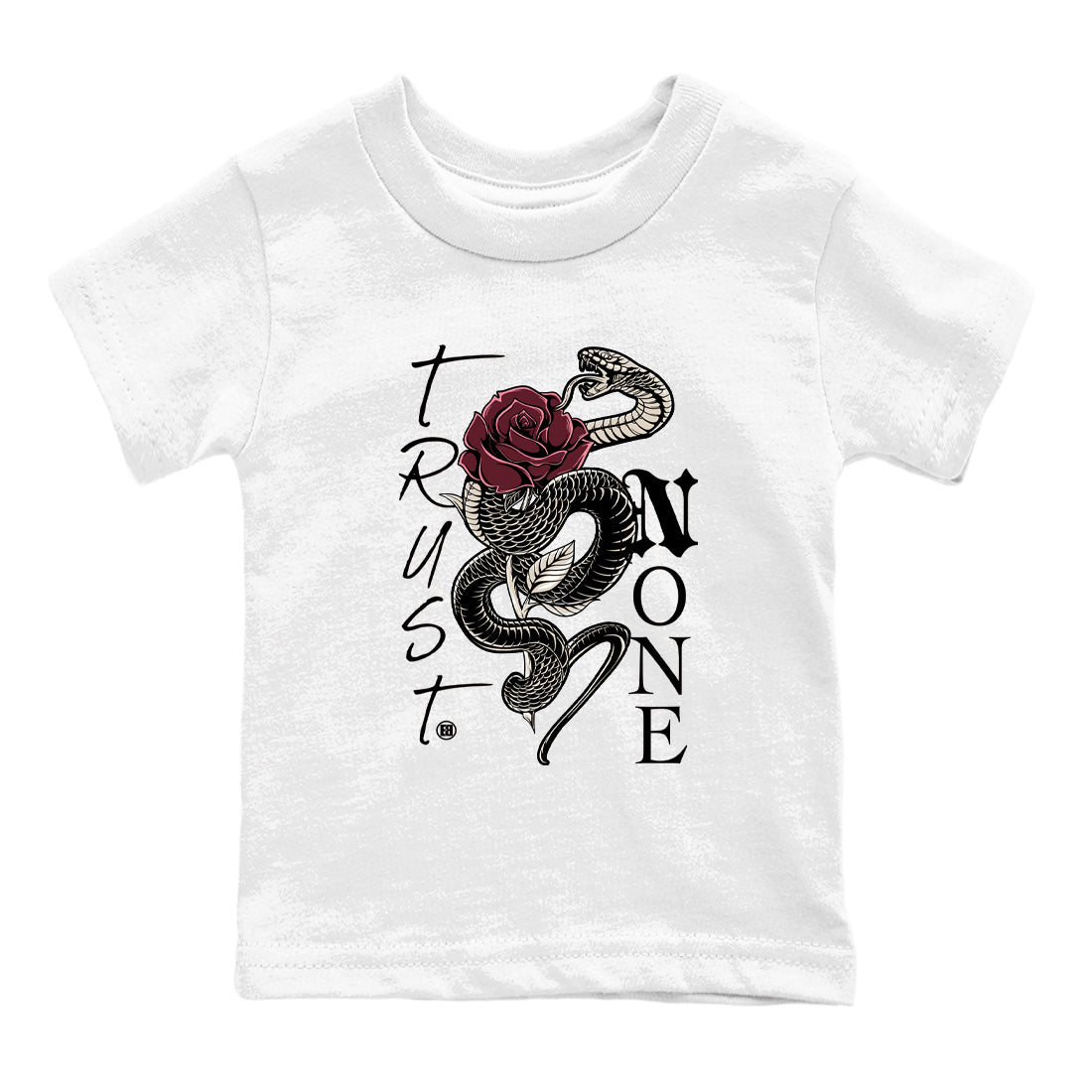 4s A Ma Maniere x Fossil Stone shirts to match jordans Trust None sneaker match tees Air Jordan 4 A Ma Maniere x Fossil Stone match shoes to clothes SNRT Sneaker Tees Youth Baby White 2 tee
