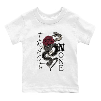 4s A Ma Maniere x Fossil Stone shirts to match jordans Trust None sneaker match tees Air Jordan 4 A Ma Maniere x Fossil Stone match shoes to clothes SNRT Sneaker Tees Youth Baby White 2 tee