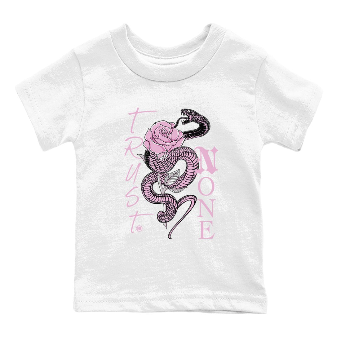 4s Retro Orchid shirts to match jordans Trust None sneaker match tees Air Jordan 4 WMNS Orchid match shoes to clothes SNRT Sneaker Tees Youth Baby White 2 tee