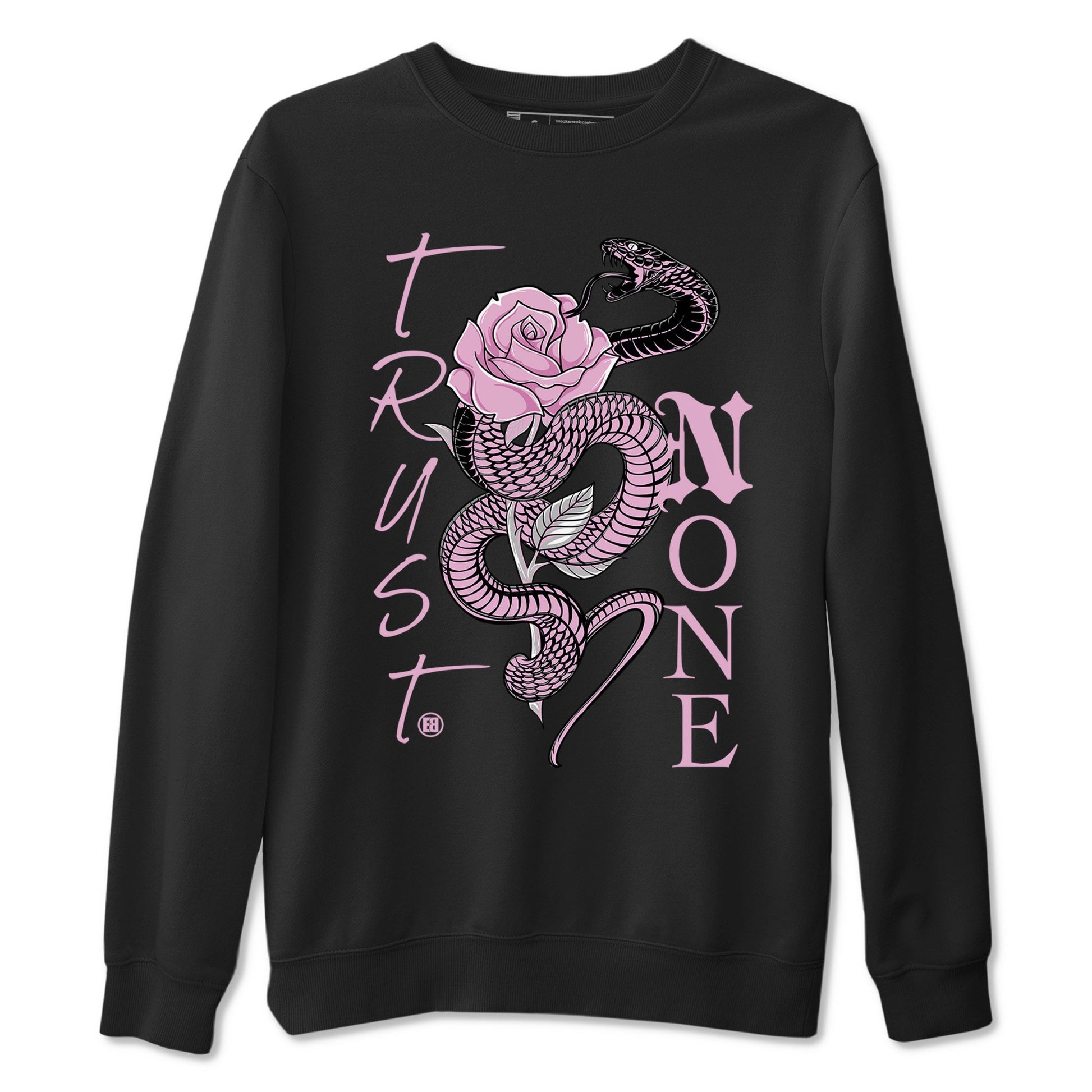4s Retro Orchid shirts to match jordans Trust None sneaker match tees Air Jordan 4 WMNS Orchid match shoes to clothes SNRT Sneaker Tees unisex cotton Black 2 shirts