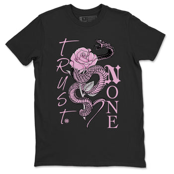 4s Retro Orchid shirts to match jordans Trust None sneaker match tees Air Jordan 4 WMNS Orchid match shoes to clothes SNRT Sneaker Tees unisex cotton Black 2 shirts