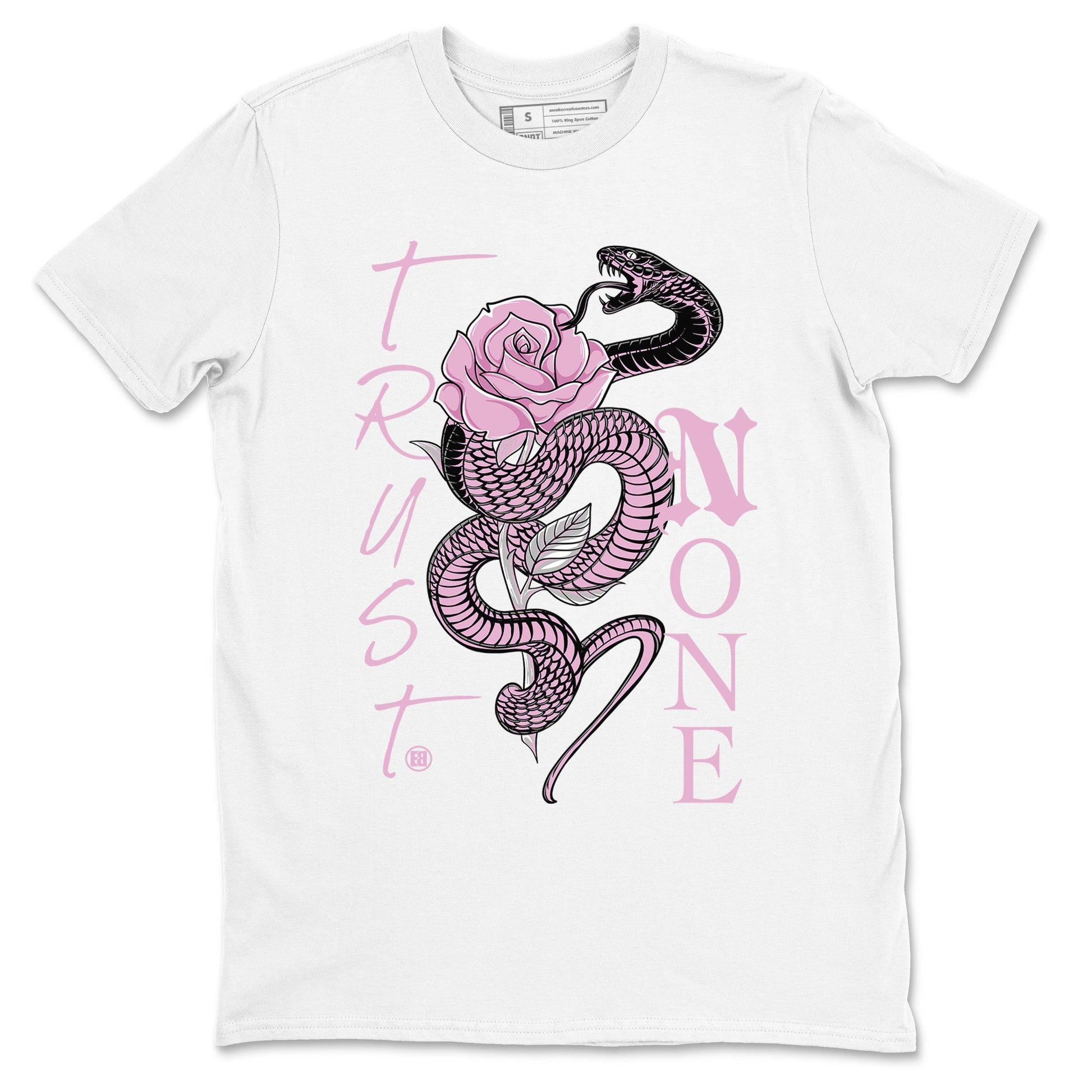 4s Retro Orchid shirts to match jordans Trust None sneaker match tees Air Jordan 4 WMNS Orchid match shoes to clothes SNRT Sneaker Tees unisex cotton White 2 shirts