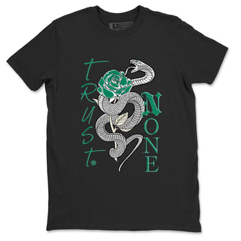 4s Oxidized Green shirts to match jordans Trust None sneaker match tees Air Jordan 4 Oxidized Green SNRT Sneaker Tees streetwear brand Black 2 unisex cotton tee