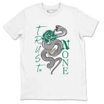 4s Oxidized Green shirts to match jordans Trust None sneaker match tees Air Jordan 4 Oxidized Green SNRT Sneaker Tees streetwear brand White 2 unisex cotton tee