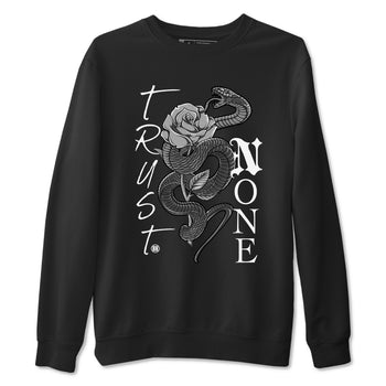 4s Wet Cement shirts to match jordans Trust None sneaker match tees Air Jordan 4 Wet Cement SNRT Sneaker Release Tees unisex cotton Black 2 crew neck shirts