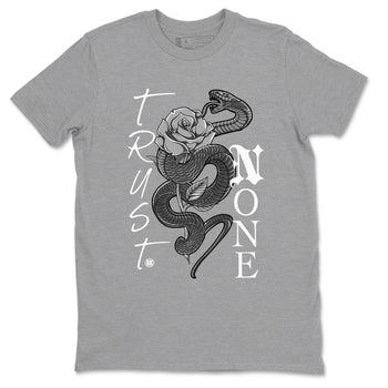 4s Wet Cement shirts to match jordans Trust None sneaker match tees Air Jordan 4 Wet Cement SNRT Sneaker Release Tees unisex cotton Heather Grey 2 crew neck shirts