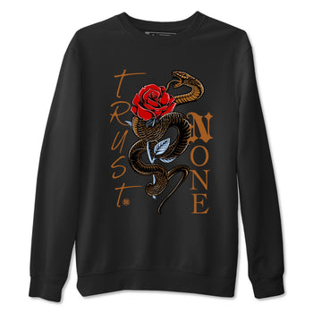 5s Archaeo Brown shirts to match jordans Trust None sneaker match tees Air Jordan 5 Archaeo Brown SNRT Sneaker Release Tees unisex cotton Black 2 crew neck shirts