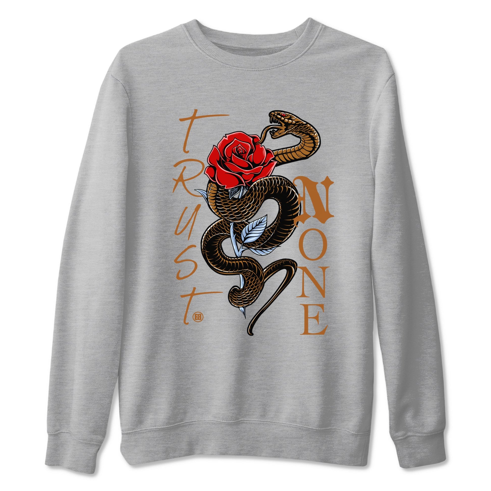 5s Archaeo Brown shirts to match jordans Trust None sneaker match tees Air Jordan 5 Archaeo Brown SNRT Sneaker Release Tees unisex cotton Heather Grey 2 crew neck shirts