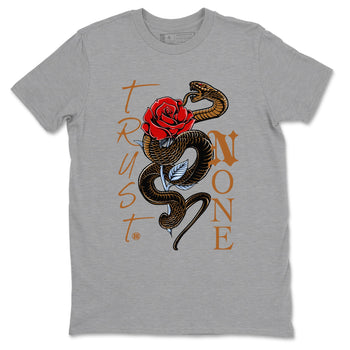 5s Archaeo Brown shirts to match jordans Trust None sneaker match tees Air Jordan 5 Archaeo Brown SNRT Sneaker Release Tees unisex cotton Heather Grey 2 crew neck shirts