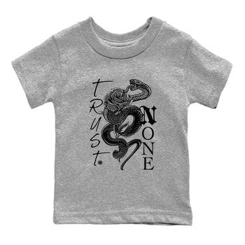 5s Black Cat shirts to match jordans Trust None sneaker match tees Air Jordan 5 Black Cat match shoes to clothes SNRT Sneaker Tees Youth Baby Heather Grey 2 tee