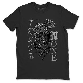 5s Black Cat shirts to match jordans Trust None sneaker match tees Air Jordan 5 Black Cat match shoes to clothes SNRT Sneaker Tees unisex cotton Black 2 shirts