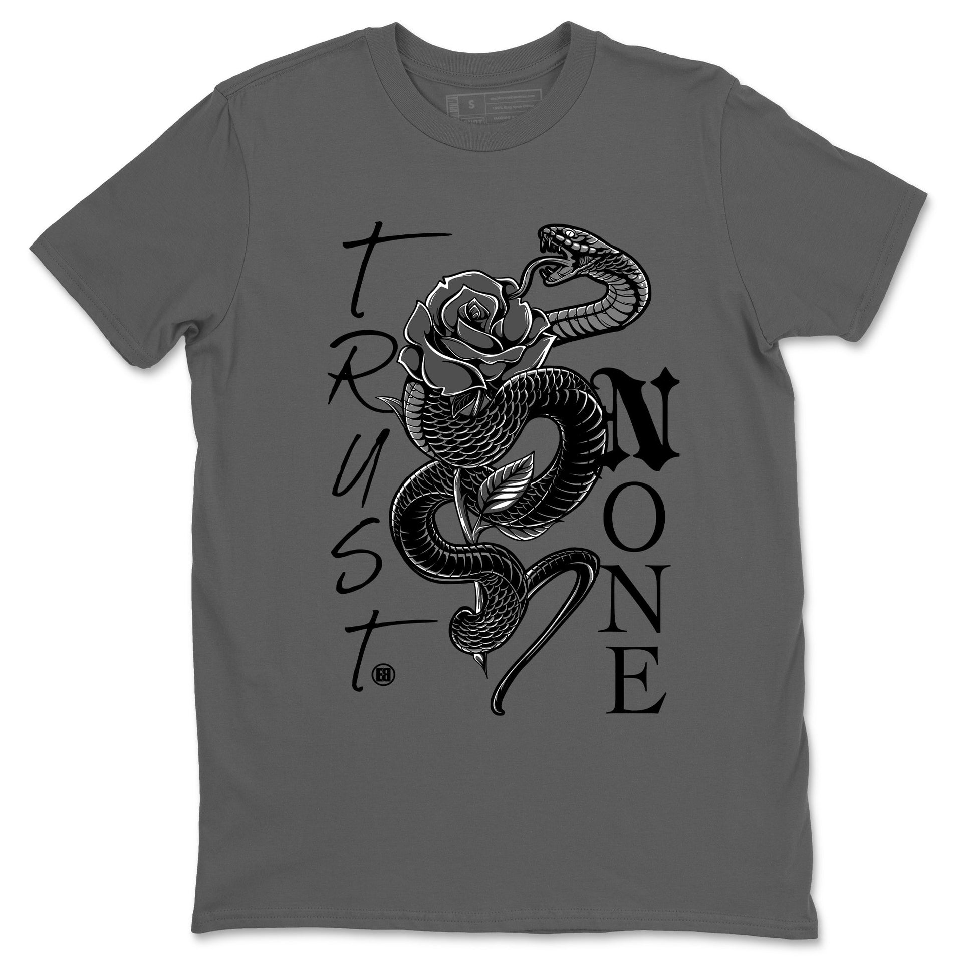 5s Black Cat shirts to match jordans Trust None sneaker match tees Air Jordan 5 Black Cat match shoes to clothes SNRT Sneaker Tees unisex cotton Cool Grey 2 shirts