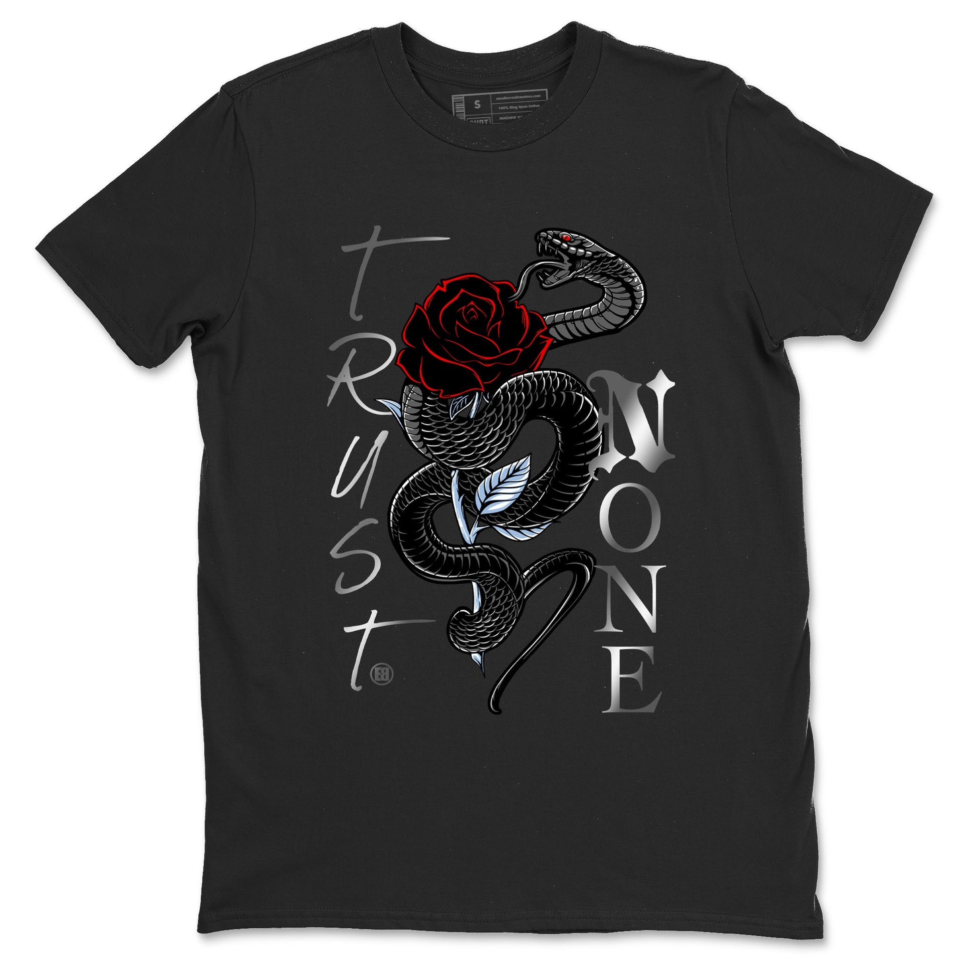 5s Reimagined shirts to match jordans Trust None best t shirts to wear with jordans Air Jordan 5 Retro OG Reimagined match shoes to clothes SNRT Sneaker Tees unisex cotton Black 2 shirts