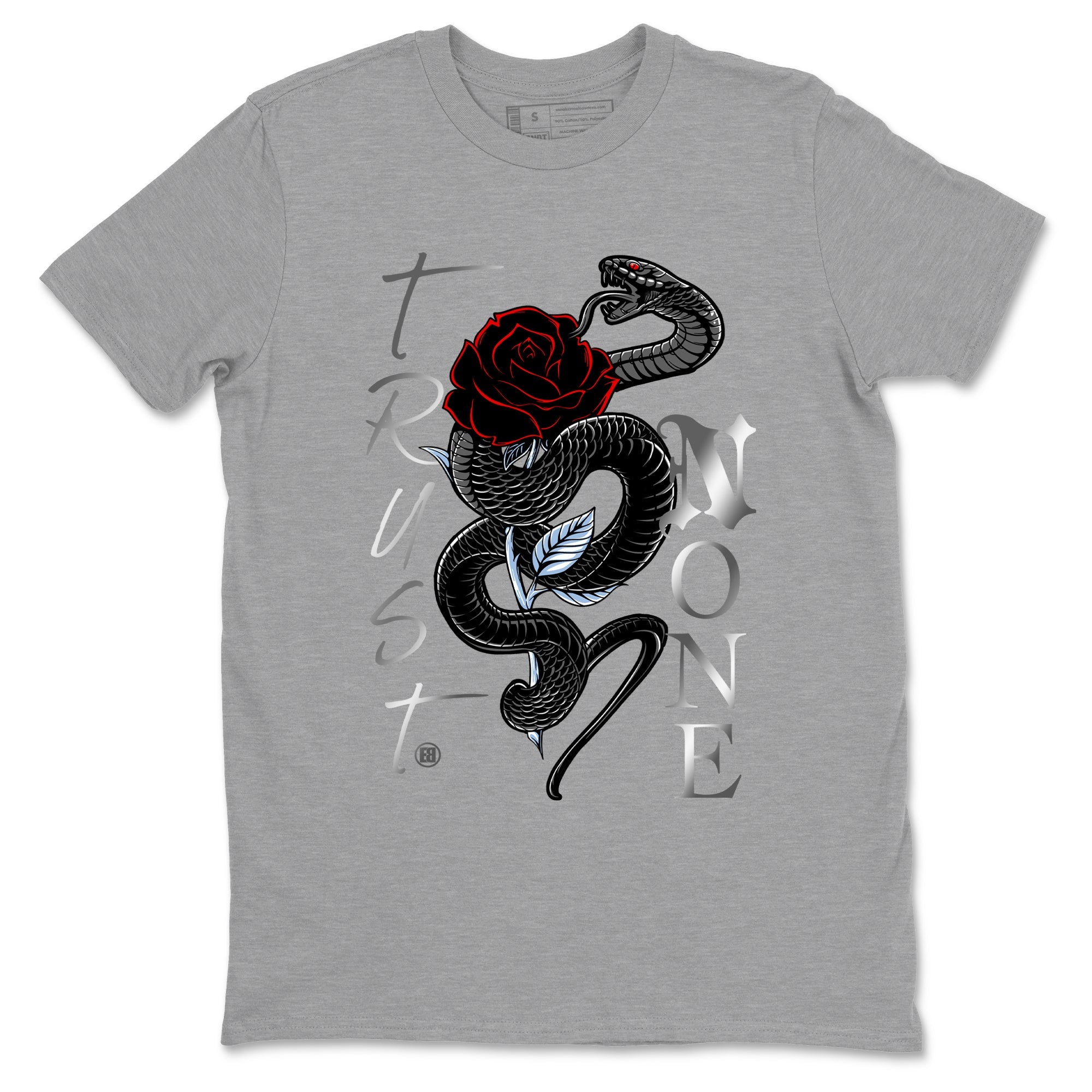 5s Reimagined shirts to match jordans Trust None best t shirts to wear with jordans Air Jordan 5 Retro OG Reimagined match shoes to clothes SNRT Sneaker Tees unisex cotton Heather Grey 2 shirts