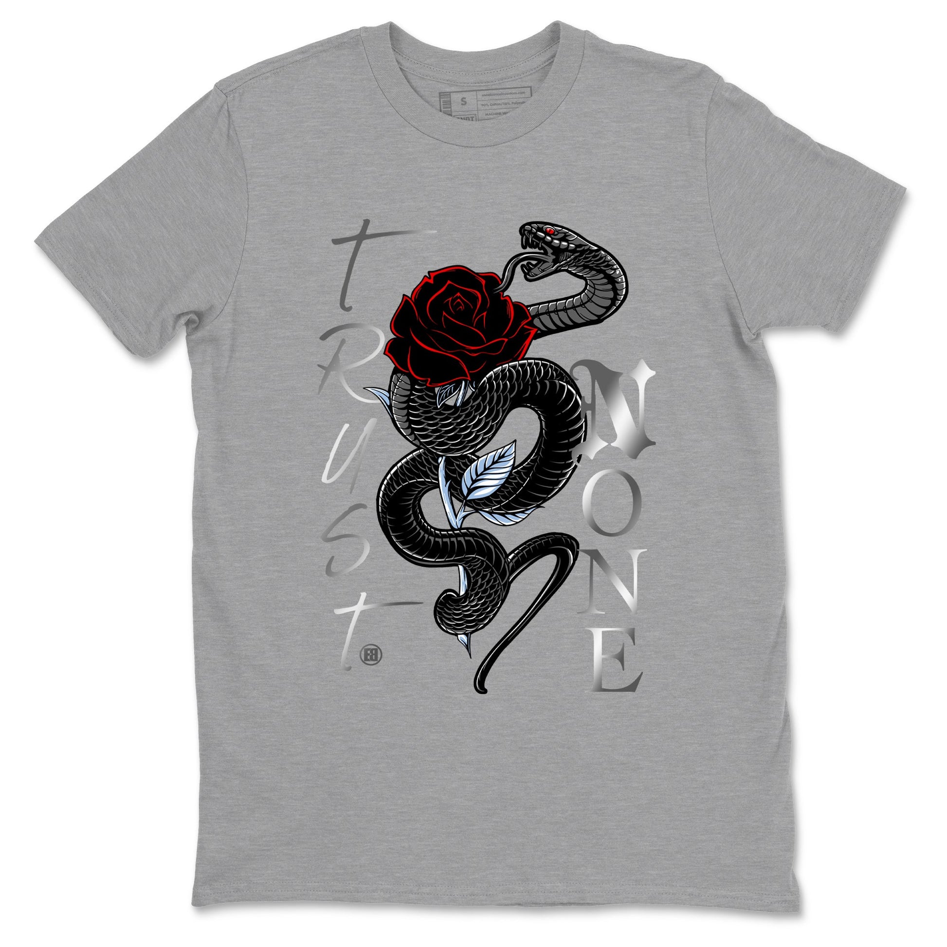 5s Reimagined shirts to match jordans Trust None best t shirts to wear with jordans Air Jordan 5 Retro OG Reimagined match shoes to clothes SNRT Sneaker Tees unisex cotton Heather Grey 2 shirts