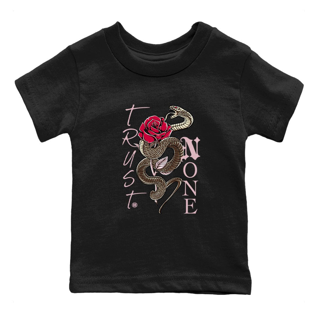 Dunk Cacao Wow And Pink Foam shirts to match jordans Trust None sneaker match tees Dunk Cacao Wow And Pink Foam SNRT Sneaker Tees streetwear brand Baby and Youth Black 2 cotton tee