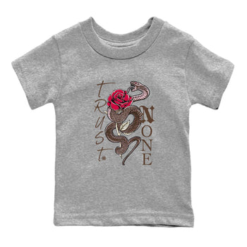 Dunk Cacao Wow And Pink Foam shirts to match jordans Trust None sneaker match tees Dunk Cacao Wow And Pink Foam SNRT Sneaker Tees streetwear brand Baby and Youth Heather Grey 2 cotton tee
