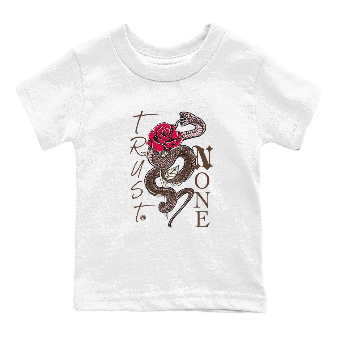 Dunk Cacao Wow And Pink Foam shirts to match jordans Trust None sneaker match tees Dunk Cacao Wow And Pink Foam SNRT Sneaker Tees streetwear brand Baby and Youth White 2 cotton tee
