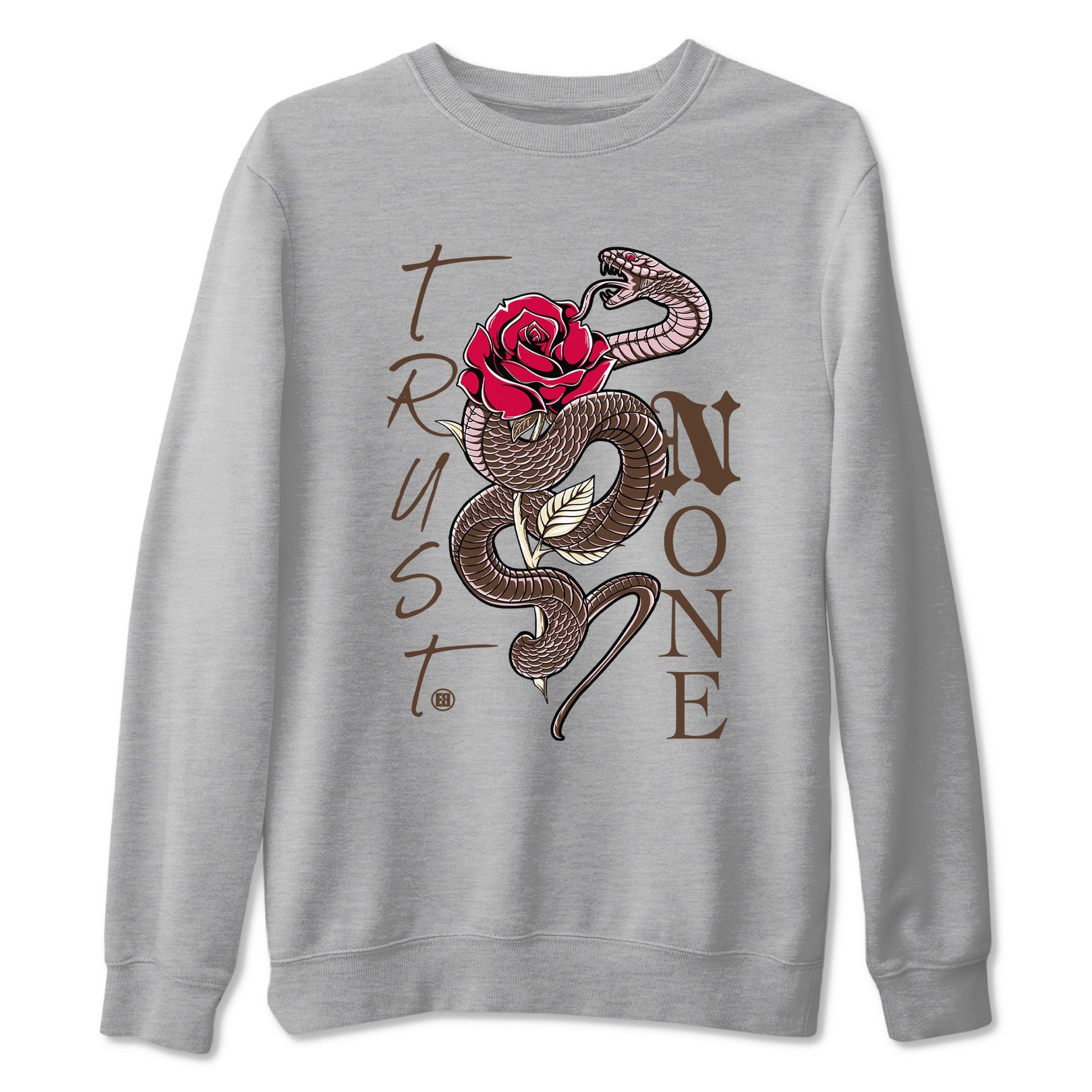 Dunk Cacao Wow And Pink Foam shirts to match jordans Trust None sneaker match tees Dunk Cacao Wow And Pink Foam SNRT Sneaker Tees streetwear brand Heather Grey 2 unisex cotton tee