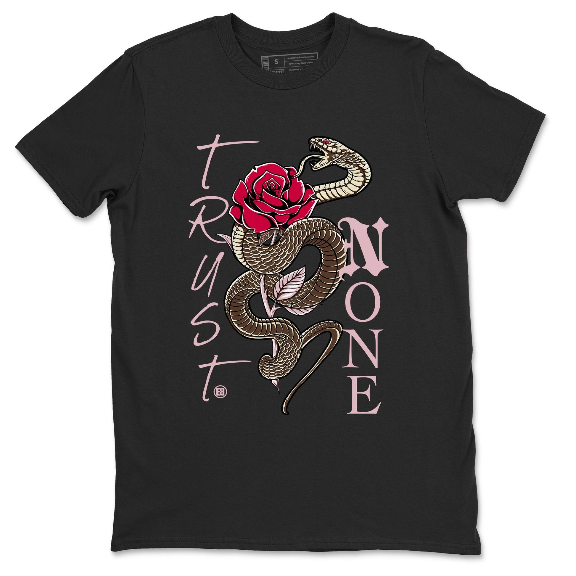 Dunk Cacao Wow And Pink Foam shirts to match jordans Trust None sneaker match tees Dunk Cacao Wow And Pink Foam SNRT Sneaker Tees streetwear brand Black 2 unisex cotton tee