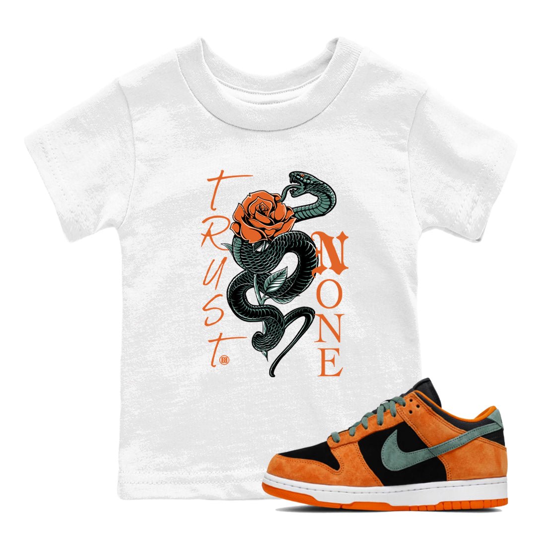 Dunk Low Ceramic shirts to match jordans Trust None sneaker match tees Dunk Ceramic match shoes to clothes SNRT Sneaker Tees Youth Baby White 1 tee