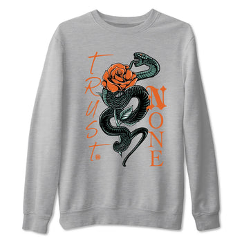Dunk Low Ceramic shirts to match jordans Trust None sneaker match tees Dunk Ceramic match shoes to clothes SNRT Sneaker Tees unisex cotton Heather Grey 2 shirts