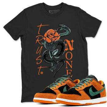 Dunk Low Ceramic shirts to match jordans Trust None sneaker match tees Dunk Ceramic match shoes to clothes SNRT Sneaker Tees unisex cotton Black 1 shirts