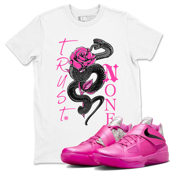 Nike KD 4 Retro Aunt Pearl shirts to match jordans Trust None sneaker match tees Nike KD 4 Aunt Pearl match shoes to clothes SNRT Sneaker Tees unisex cotton White 1 shirts