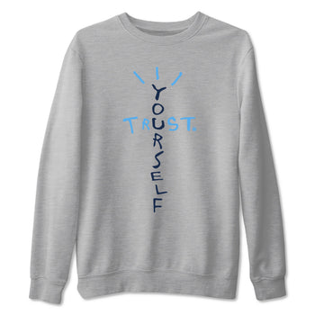 1s Obsidian shirts to match jordans Trust Yourself shirts to match Jordans AJ1 Retro Low OG Obsidian match shoes to clothes SNRT Sneaker Tees unisex cotton Heather Grey 2 shirts