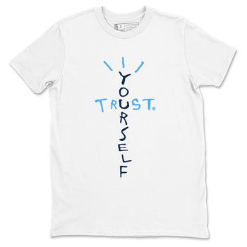 1s Obsidian shirts to match jordans Trust Yourself shirts to match Jordans AJ1 Retro Low OG Obsidian match shoes to clothes SNRT Sneaker Tees unisex cotton White 2 shirts