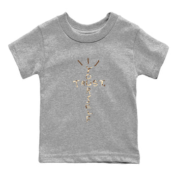 3s Desert Camo shirts to match jordans Trust Yourself sneaker match tees Air Jordan 3 Desert Camo SNRT Sneaker Tees streetwear brand Baby and Youth Heather Grey 2 cotton tee