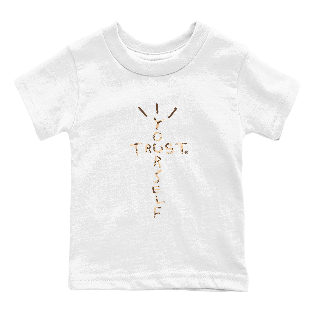 3s Desert Camo shirts to match jordans Trust Yourself sneaker match tees Air Jordan 3 Desert Camo SNRT Sneaker Tees streetwear brand Baby and Youth White 2 cotton tee