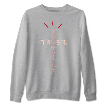 3s Valentines Day shirts to match jordans Trust Yourself best t shirts to wear with jordans Air Jordan 3 Valentines Day match shoes to clothes SNRT Sneaker Tees unisex cotton Heather Grey 2 shirts