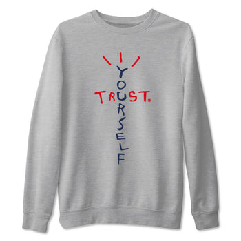 6s White And Midnight Navy shirts to match jordans Trust Yourself sneaker match tees Air Jordan 6 White And Midnight Navy SNRT Sneaker Tees streetwear brand Heather Grey 2 unisex cotton tee