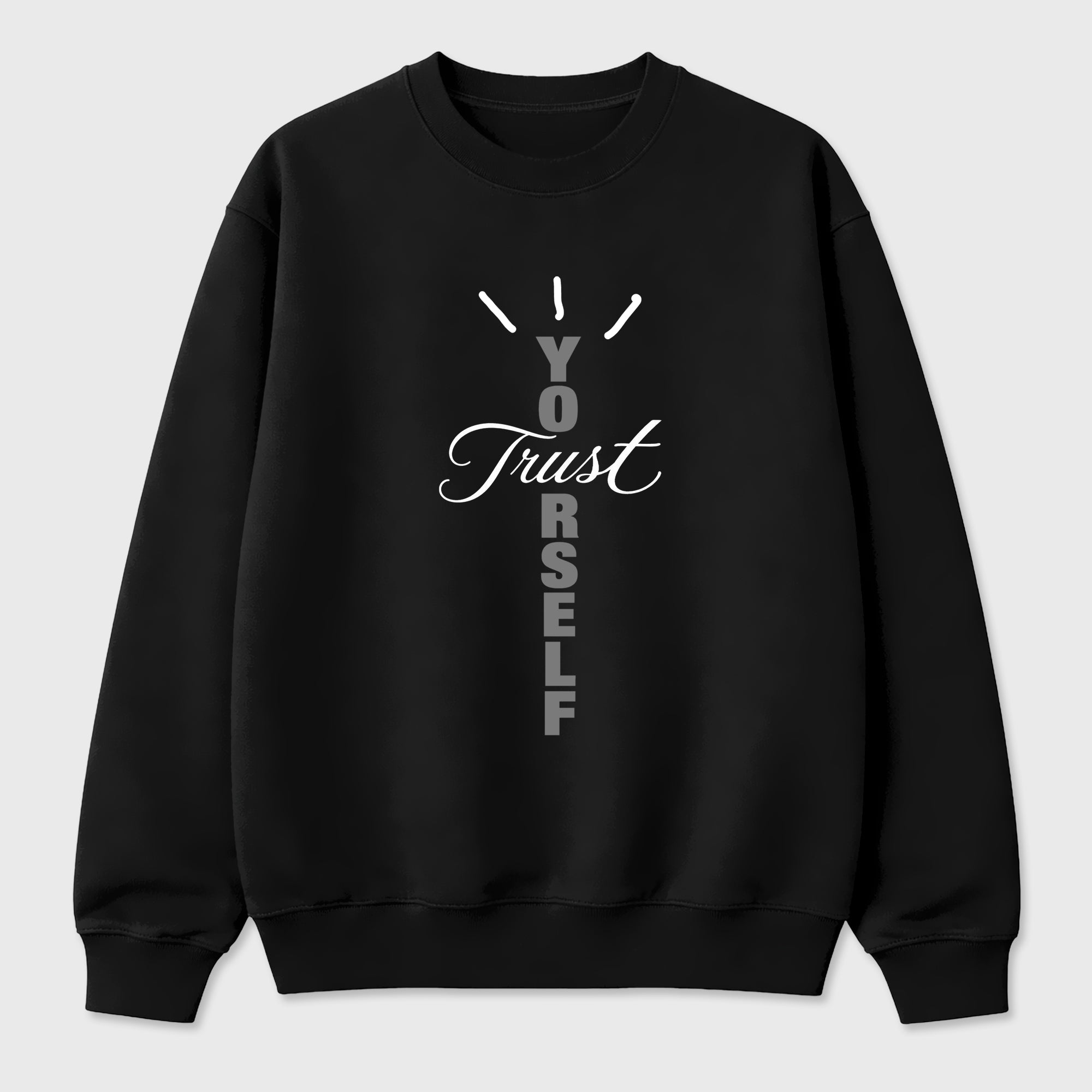 Trust Yourself Graphic T-Shirt featuring original streetwear artwork designed to match the Air Jordan 8 Chrome. Black 2 Graphic Tee.