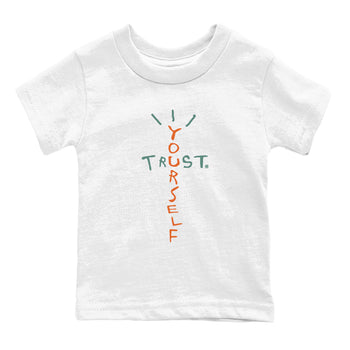 Dunk Low Ceramic shirts to match jordans Trust Yourself sneaker match tees Dunk Ceramic match shoes to clothes SNRT Sneaker Tees Youth Baby White 2 tee