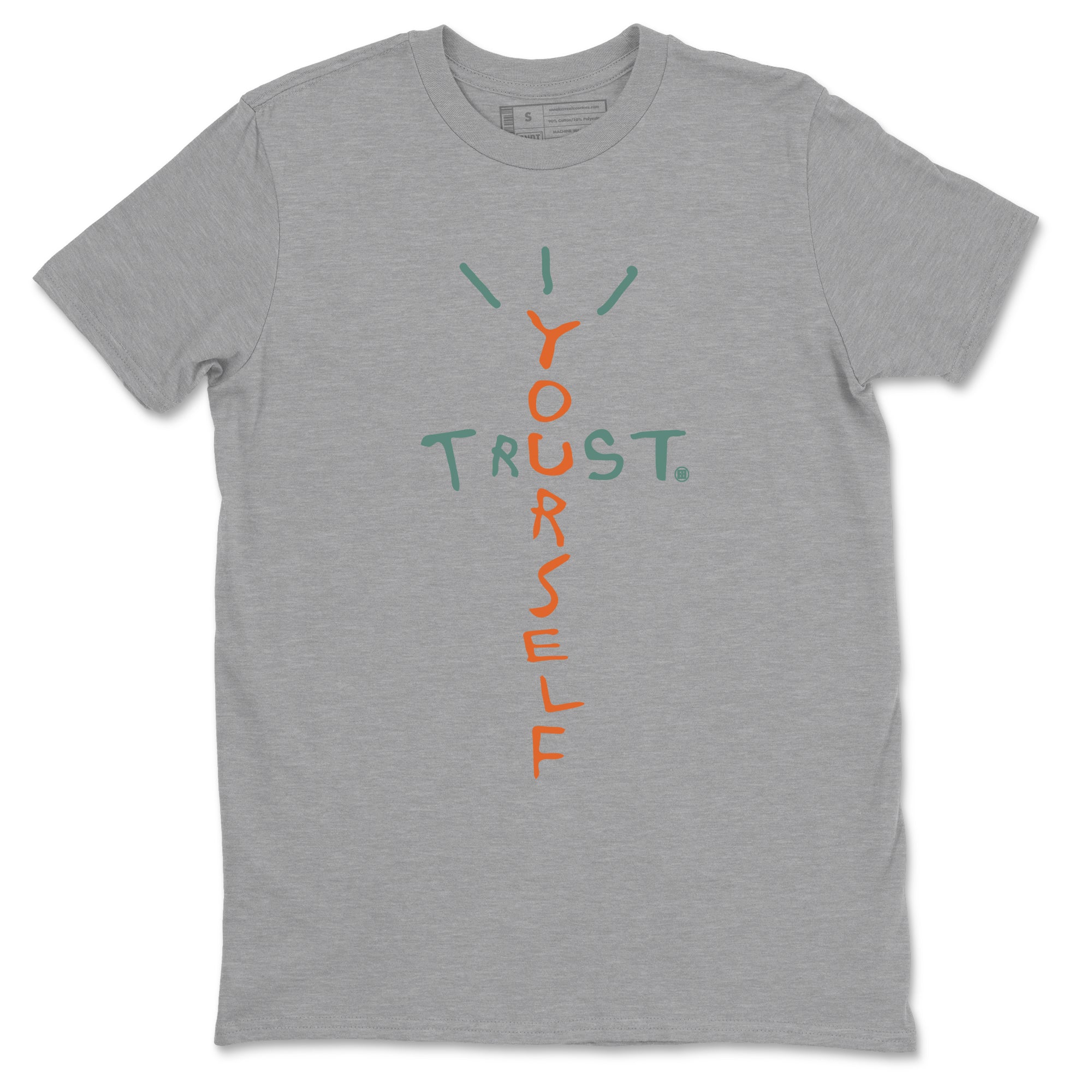 Dunk Low Ceramic shirts to match jordans Trust Yourself sneaker match tees Dunk Ceramic match shoes to clothes SNRT Sneaker Tees unisex cotton Heather Grey 2 shirts