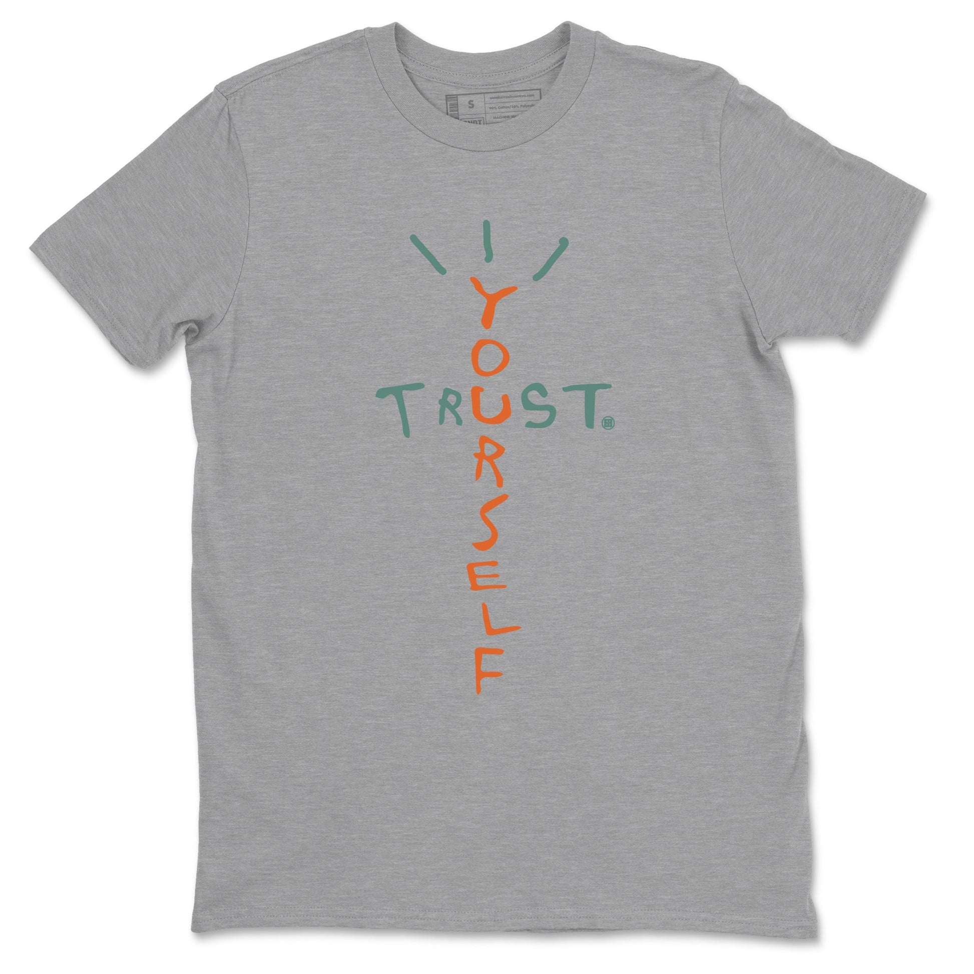 Dunk Low Ceramic shirts to match jordans Trust Yourself sneaker match tees Dunk Ceramic match shoes to clothes SNRT Sneaker Tees unisex cotton Heather Grey 2 shirts