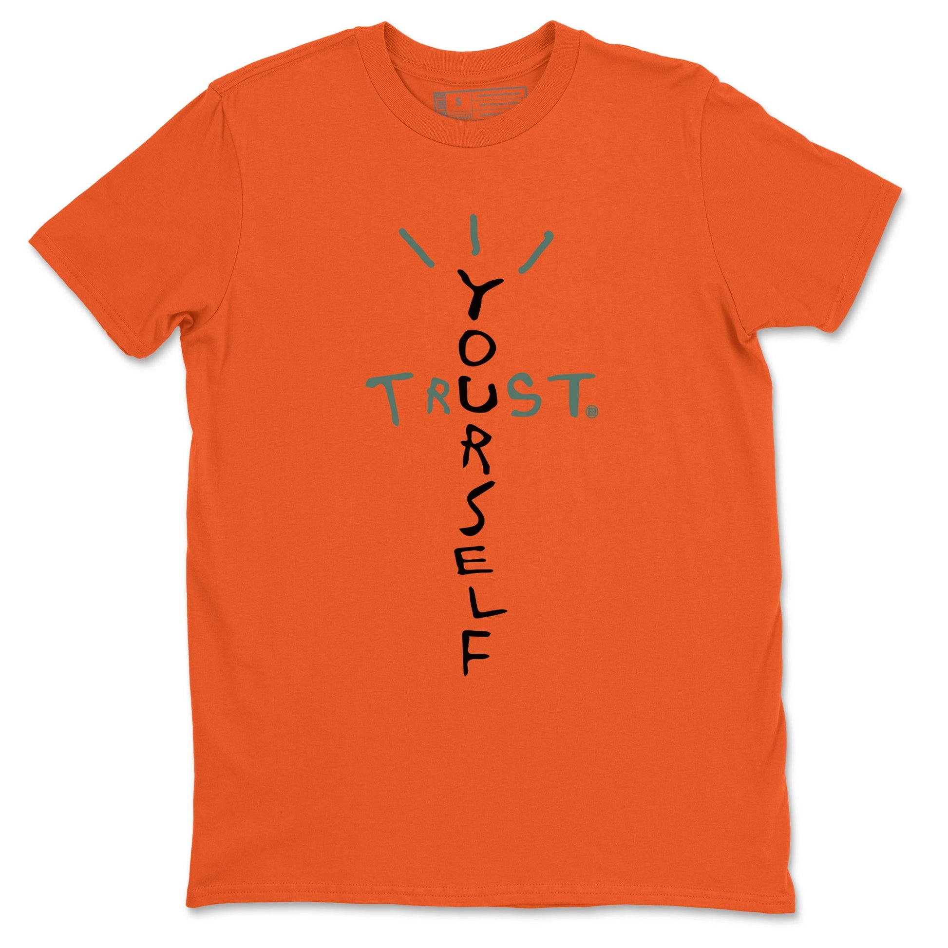 Dunk Low Ceramic shirts to match jordans Trust Yourself sneaker match tees Dunk Ceramic match shoes to clothes SNRT Sneaker Tees unisex cotton Orange 2 shirts