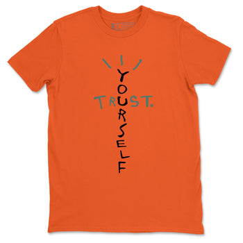 Dunk Low Ceramic shirts to match jordans Trust Yourself sneaker match tees Dunk Ceramic match shoes to clothes SNRT Sneaker Tees unisex cotton Orange 2 shirts