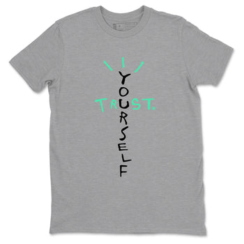 Sneaker Threads – Sneaker Tees To Match Nike KD 18 Black Label – Trust Yourself Graphic Tee Heather Grey 2. Perfect for Jordan releases 2025 colorways. Perfect for Kevin Durant basketball sneaker releases and all-black performance colorways for 2025 hoopers. 