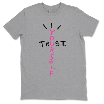 Nike KD 4 Retro Aunt Pearl shirts to match jordans Trust Yourself sneaker match tees Nike KD 4 Aunt Pearl match shoes to clothes SNRT Sneaker Tees unisex cotton Heather Grey 2 shirts