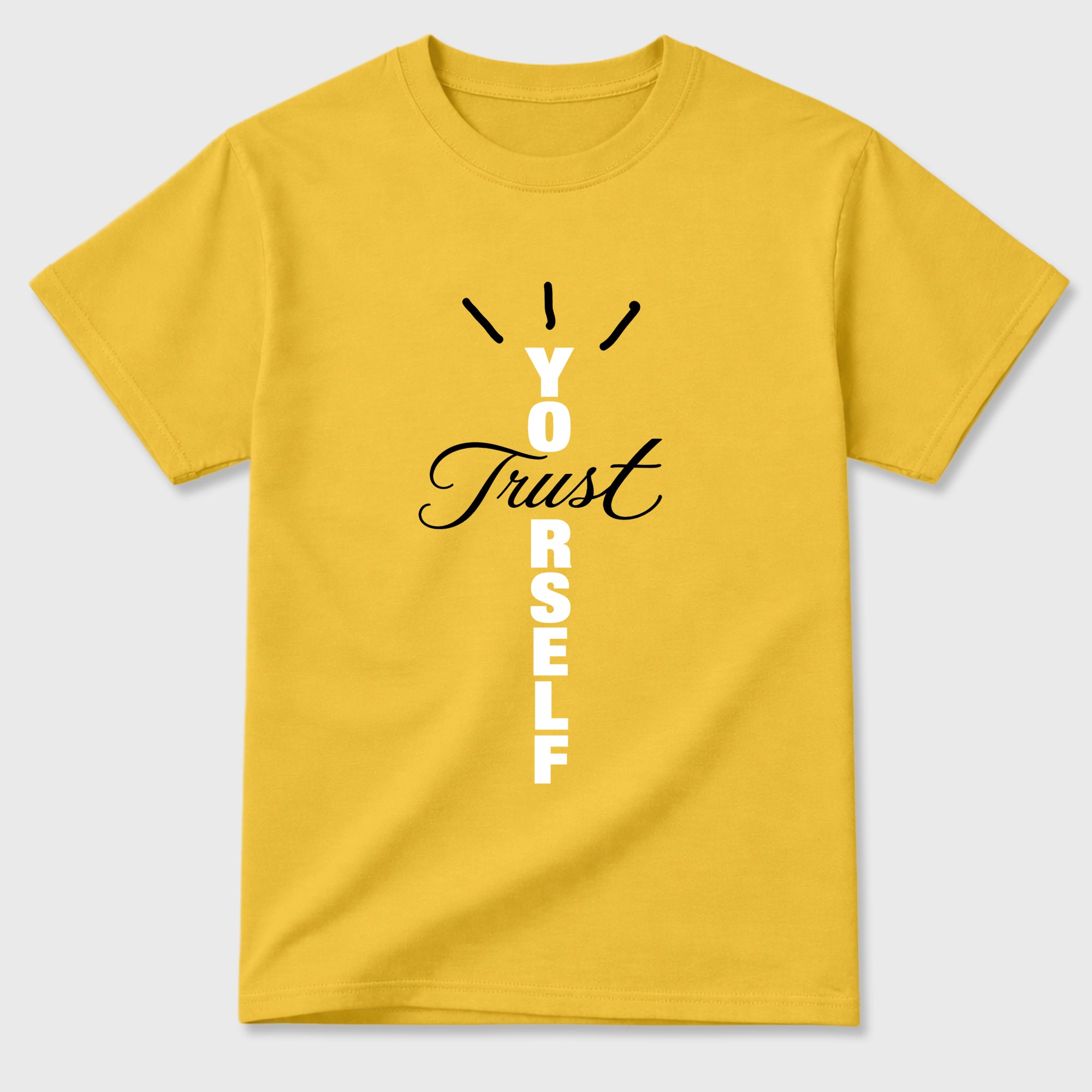 Trust Yourself Type Graphic T-Shirt featuring original streetwear artwork designed to match the Air Jordan 4 Tour Yellow. Daisy 2 Graphic T-Shirt.