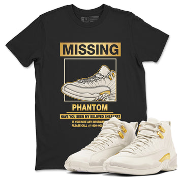 Missing Sneaker SNRT Sneaker Tees - Air Jordan 12 Phantom - SNRT Sneaker T-shirts