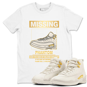 Missing Sneaker SNRT Sneaker Tees - Air Jordan 12 Phantom - SNRT Sneaker T-shirts