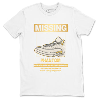 Missing Sneaker SNRT Sneaker Tees - Air Jordan 12 Phantom - SNRT Sneaker T-shirts