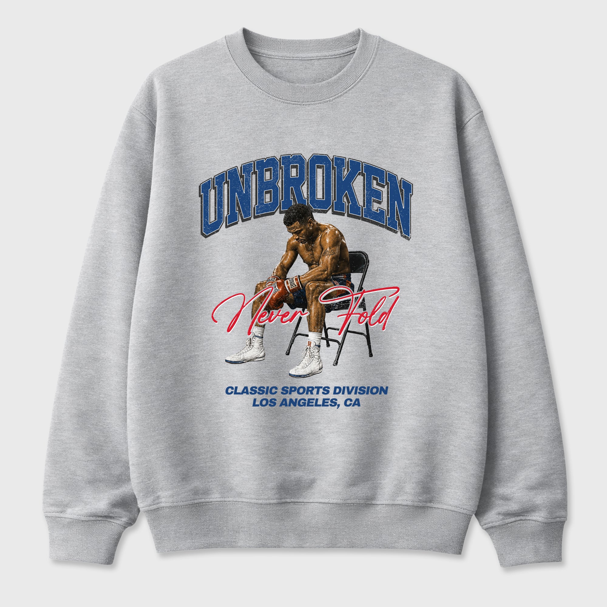 Unbroken Graphic T-Shirt featuring original streetwear artwork designed to match the Air Jordan 3 True Blue. Heather Grey 2 Graphic Tee.