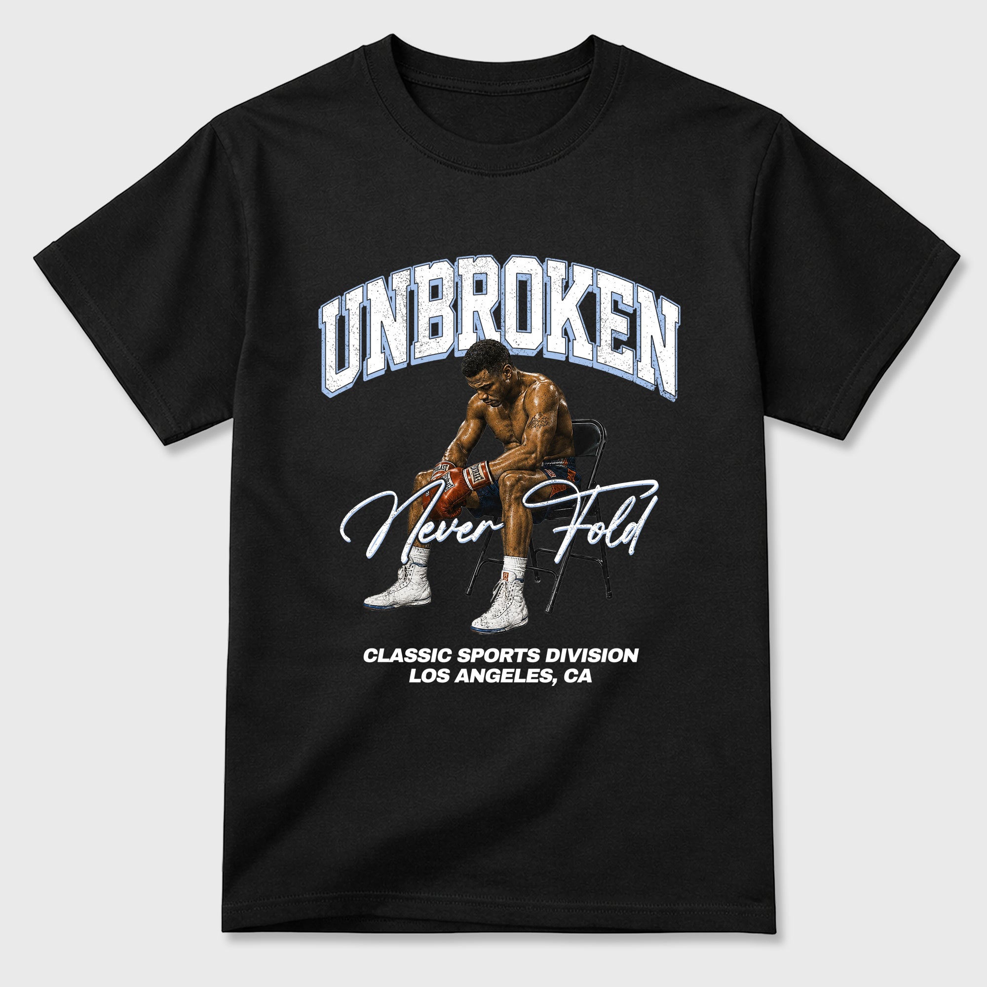 Unbroken Graphic T-Shirt featuring original streetwear artwork designed to match the Air Jordan 6 Black and White. Black 2 Graphic T-Shirt.